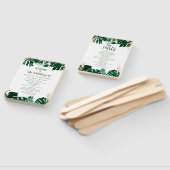 Hochzeitsfeierprogramm für die tropische Vegetatio Fächer (Non-assembled)