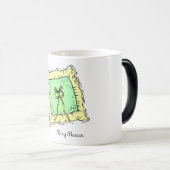 Hochzeitsfeierring Träger Kissen Tasse Geschenk (VorderseiteRechts)