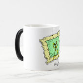 Hochzeitsfeierring Träger Kissen Tasse Geschenk (Vorderseite Links)