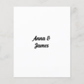 Hochzeitsfeierspiel, wo sie Foto erraten Flyer (Hinten)