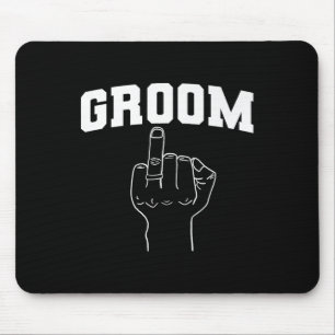 Hochzeitsfeiertag Bachelor Finger Ring Hubby Funny Mousepad