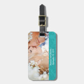 Hochzeitsfeiertag Foto Hochzeitsfeier Gepäckanhänger (Vorderseite vertikal)