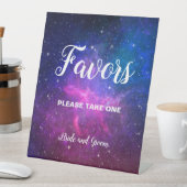 Hochzeitsfeiertag - Galaxy Stars Sockelschild (In Situ)