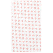 Hochzeitsfeiertag Korallentypografie Tischdecke (Vorderseite)
