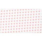 Hochzeitsfeiertag Korallentypografie Tischdecke (Vorderseite (Horizontal))