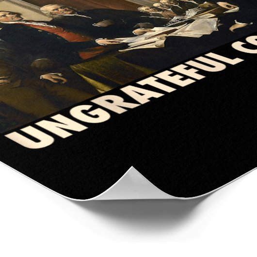 Hochzeitsfeiertag Undankbare Kolonialherren am 4.  Poster (Ecke)