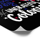 Hochzeitsfeiertag - Undankbare Unabhängigkeitsbril Poster (Ecke)