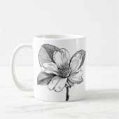 Hochzeitsfeiertag| Vintage Blume Kaffeetasse (Links)