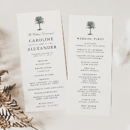 Hochzeitsfeierungsprogramm Havana Palm Programm