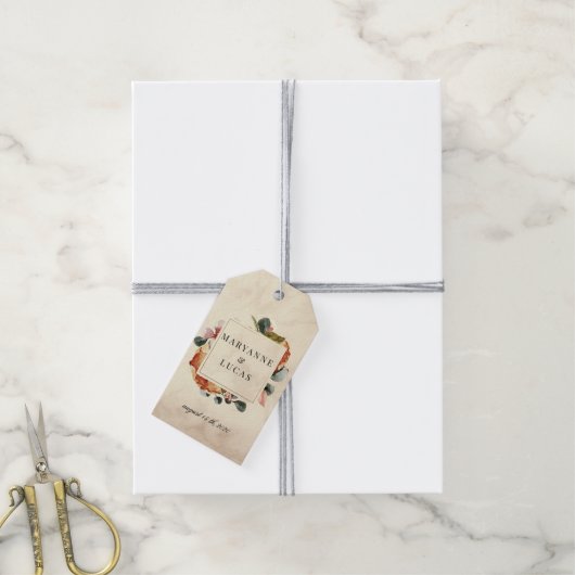 Hochzeitsfeige Geschenkanhänger (Mit Garn)