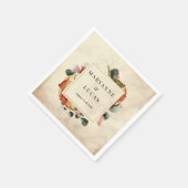 Hochzeitsfeige Serviette (Ecke)