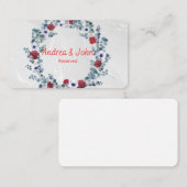 Hochzeitsfest: Die Platzkarten (Vorne/Hinten)