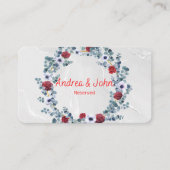 Hochzeitsfest: Die Platzkarten (Vorderseite)