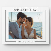 Hochzeitsfest Foto Moderner Sake Fotoplatte (Vorderseite)