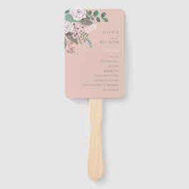 Hochzeitsfest in Rosa, Set der Fans Fächer