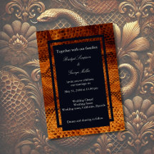 Hochzeitsfest mit wilder Schlange