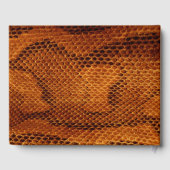 Hochzeitsfest mit wilder Schlange Gästebuch (Rückseite)