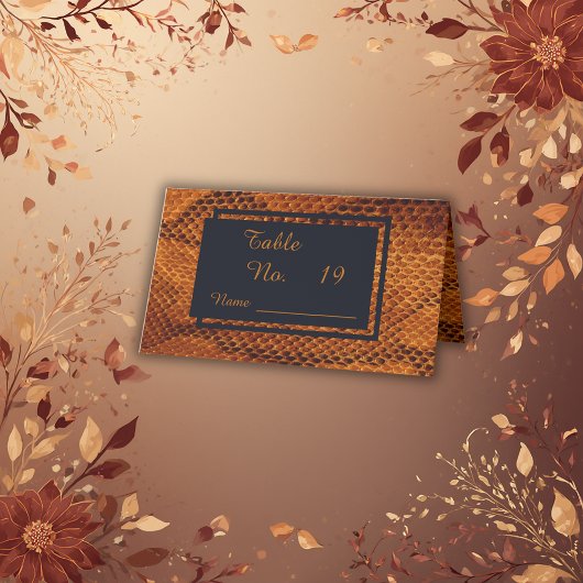 Hochzeitsfest mit wilder Schlange Platzkarte