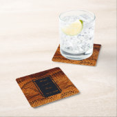 Hochzeitsfest mit wilder Schlange Rechteckiger Pappuntersetzer (Vor Ort)