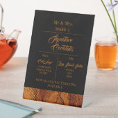 Hochzeitsfest mit wilder Schlange Sockelschild (In Situ)