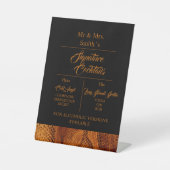 Hochzeitsfest mit wilder Schlange Sockelschild (Vorderseite)