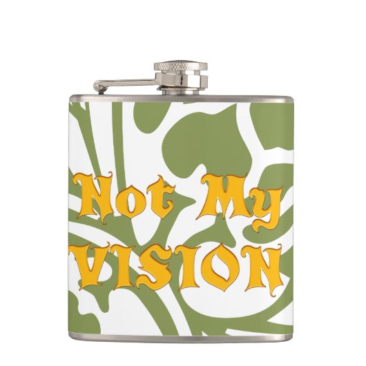 Hochzeitsfest Mut Vision Flachmann (Vorderseite)