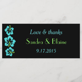 Hochzeitsfest - Tropisch - Hibiskus Blau