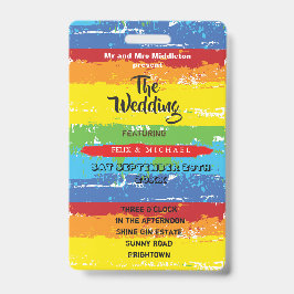 Hochzeitsfestspiele Rainbow Fun Ausweis