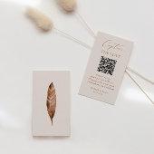 Hochzeitsfeststellung des Liebe-Fotos QR-Code Begleitkarte