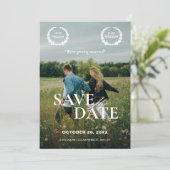 Hochzeitsfilmplakat save the date (Stehend Vorderseite)