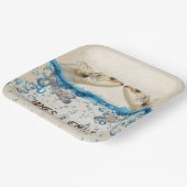 Hochzeitsfisch im Wasser Pappteller (Gewinkelt)