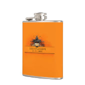 Hochzeitsflasche - Halloween-Liebe Flachmann (Links)