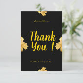 Hochzeitsflat Dankeschön-Karte Dankeskarte (Stehend Vorderseite)