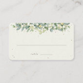 Hochzeitsflat für Seeschiffe/Snowberry/Eukalyptus Platzkarte