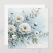 Hochzeitsflora Einladung (Vorne/Hinten)