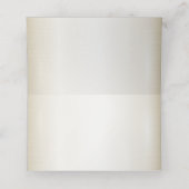 Hochzeitsflora Golden Verziert Heart Frame Party Platzkarte (Innenseite Aufgefaltet)