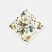 Hochzeitsflora Serviette (Ecke)