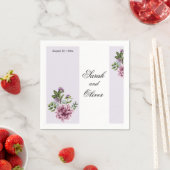 Hochzeitsfloral Serviette (Beispiel)