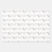 Hochzeitsflorentapapier Set 3 Geschenkpapier Set (Vorderseite 3)