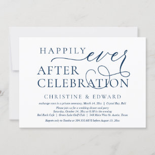 Hochzeitsflucht, Happily Ever After-Feier  Einladung
