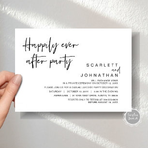 Hochzeitsflucht, Happy End Party Einladung