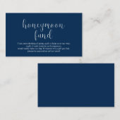 Hochzeitsfond, Moderner Minimal Begleitkarte (Vorne/Hinten)