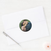Hochzeitsfoto Danke Geschenk Aufkleber (Umschlag)