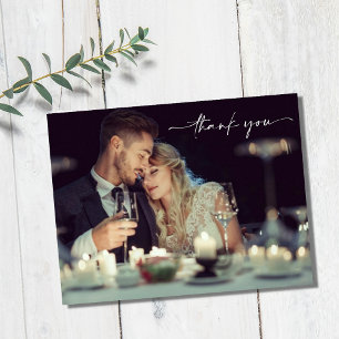Hochzeitsfoto Danke Postkarte