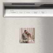 Hochzeitsfoto-Dankeschön-Magnet Magnet (In Situ (Geschirrspüler))