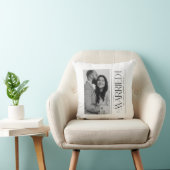 Hochzeitsfoto Frischvermählte Weihnachten Kissen (Stuhl )