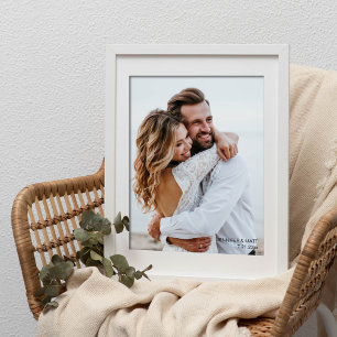 Hochzeitsfoto Hochzeitsjubiläum Geschenk Fotodruck