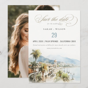 Hochzeitsfoto Landschaft Santa Marta Kolumbien Save The Date