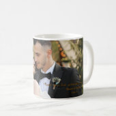 Hochzeitsfoto-Mug-Souvenir Kaffeetasse (VorderseiteRechts)