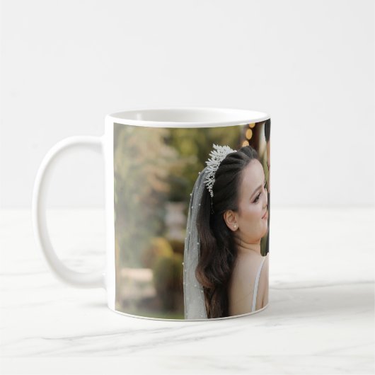 Hochzeitsfoto-Mug-Souvenir Kaffeetasse (Links)